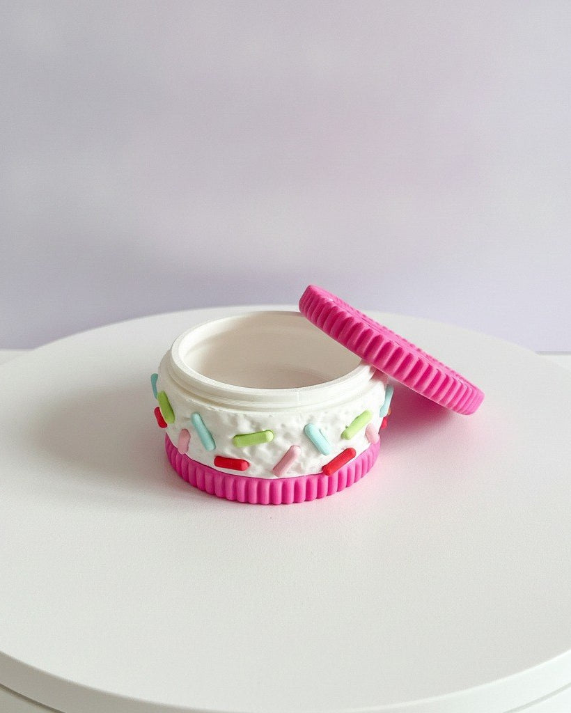 Portagioie Biscotto Orsetto Kawaii Fucsia