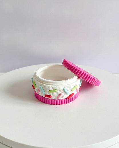Portagioie Biscotto Orsetto Kawaii Fucsia