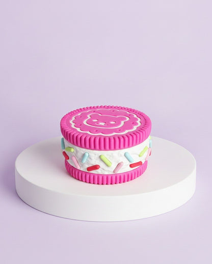 Portagioie Biscotto Orsetto Kawaii Fucsia